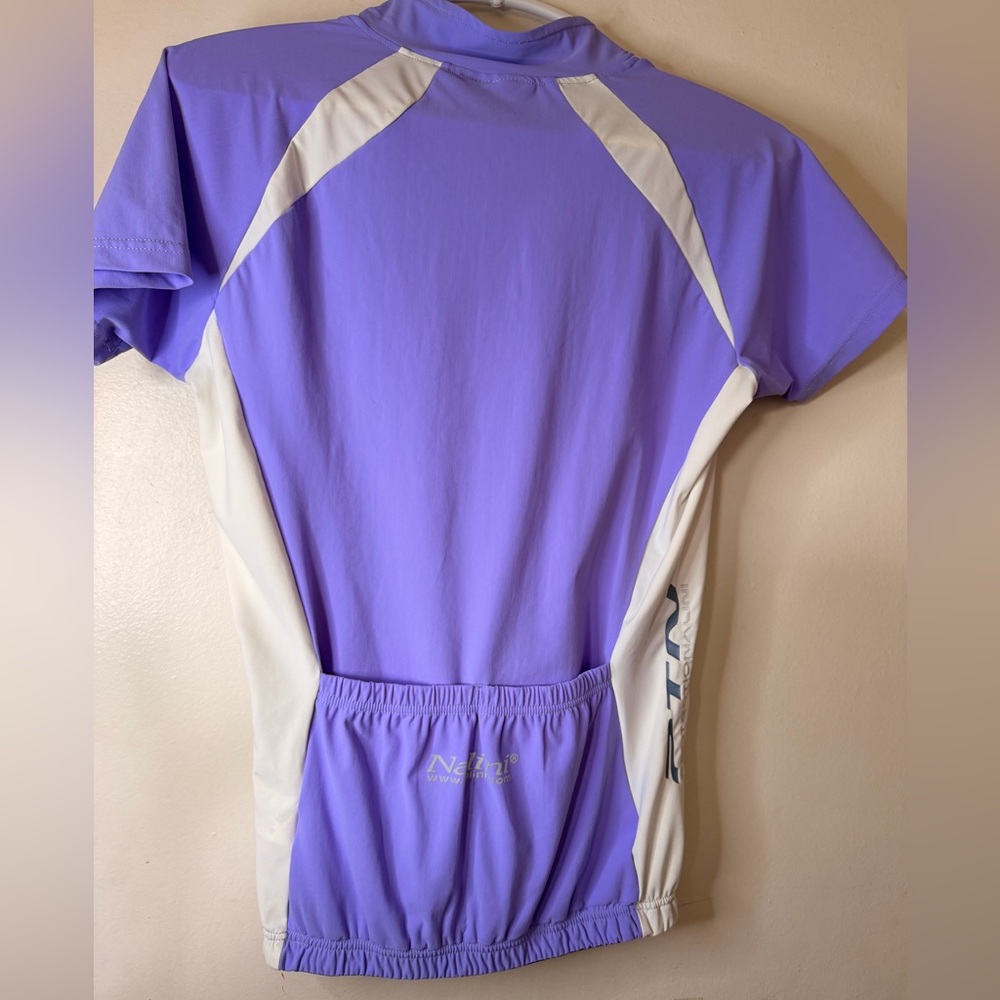 Nalini Pro Purple Cycling Jersey Size L Made in Italy Athletic Bike Shirt - Picture 4 of 9
